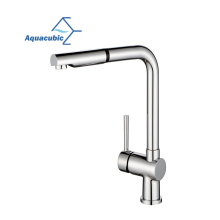 Aquacúbico Hot Selling High Arc -Arc Len Free Brass Sull Out Cupc Kitchen Faucet Tap with Pull Down Sprayer